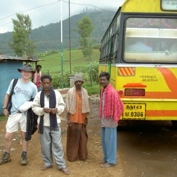 With some locals in Ooty, Tamil Nadu