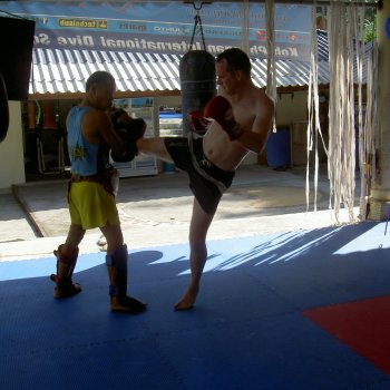 Learning Muay Thai